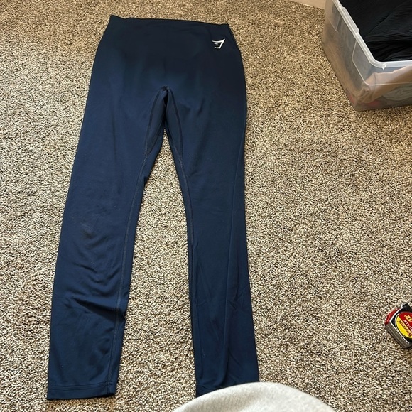 Gymshark Navy Leggings workout pants size small - Picture 1 of 5
